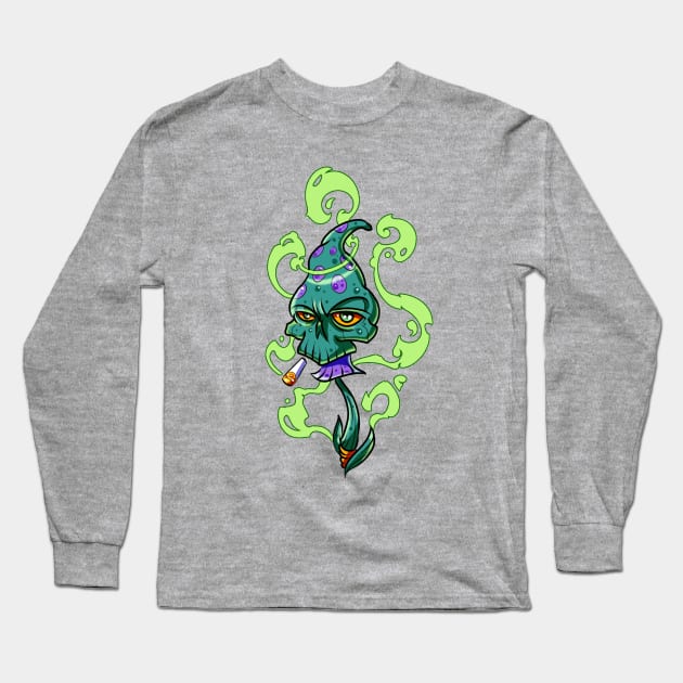 Acid mushroom Long Sleeve T-Shirt by blakvetal